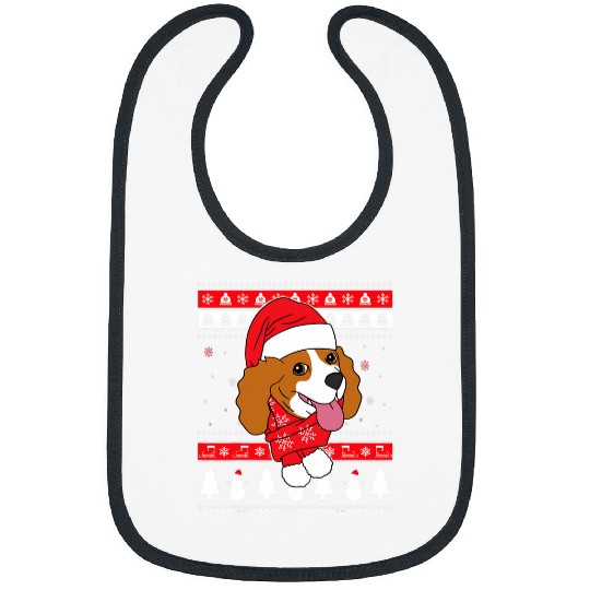 Christmas Cavalier King Charles Spaniel Dog Bibs