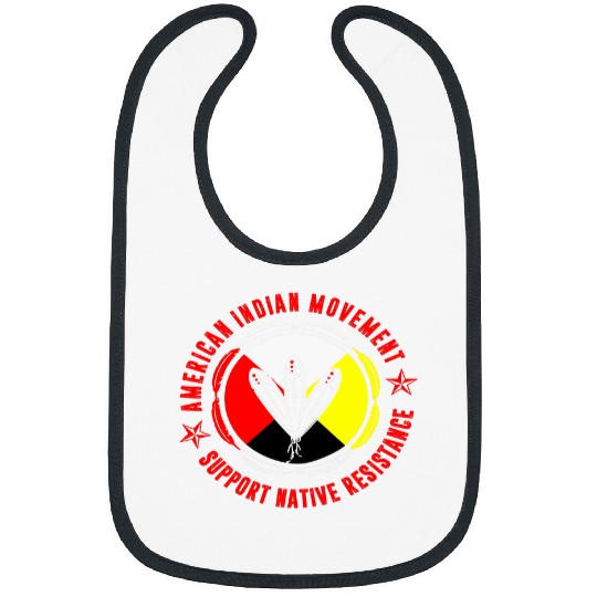 American Indian Movement Support Native Resistance Bibs