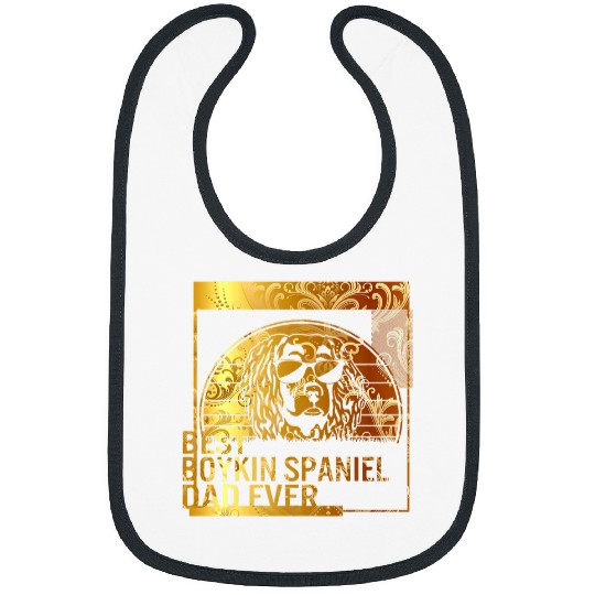 bests Boykin Spaniel Dad Ever dog dad gifts for men Dog Fathe 2 Bibs