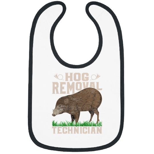 Hog Removal Technician Wild Pig Boar Hunting Bibs
