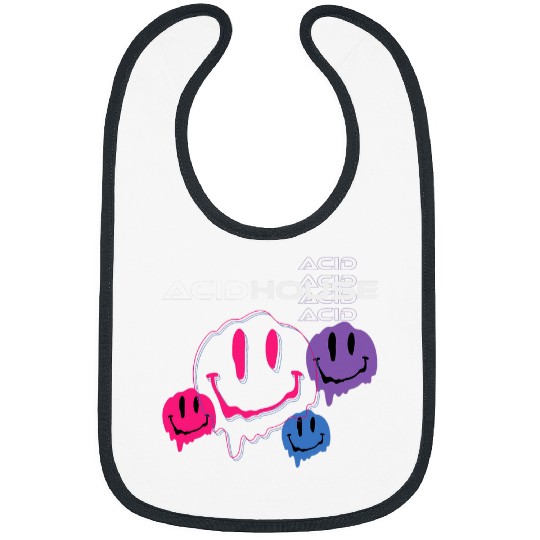 Acid House Music Rave Culture Old Skool Techno Bibs