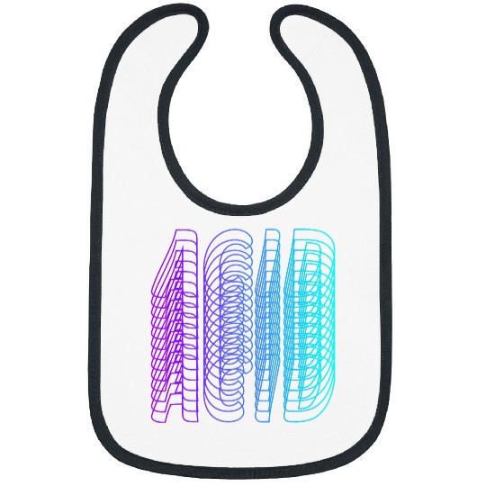 Acid House Vaporwave Techno House Music EDM Lover DJ Bibs