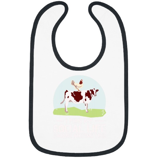 Chicken Lover Farmer Cow Chicken Agriculture Rancher Farming Bibs