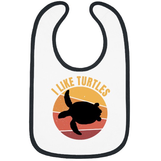 Turtle Pet I Like Turtles Tortoise Turtle Pet Owner Bibs