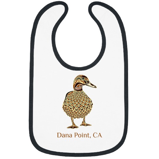 Dana Point CA Mallard Duck Bird Lover Native American Style Bibs