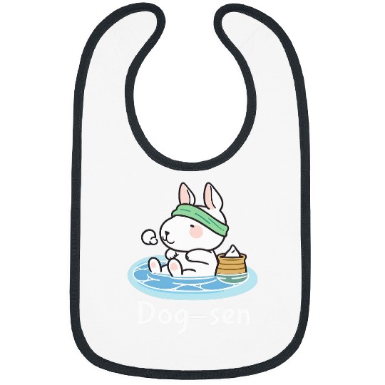 English Bull Terrier Dogsen Funny Dog Hot Spring Bibs
