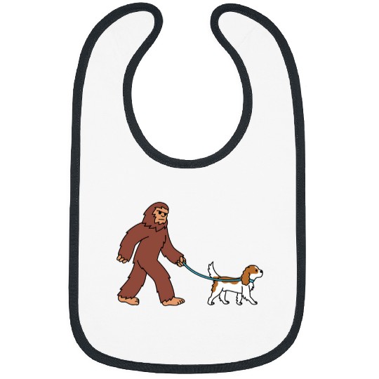 bigfoots Cavalier King Charles Spaniel Dog 2 Bibs