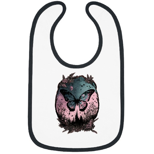 Butterfly Grunge Fairycore Fairy Goth Bibs