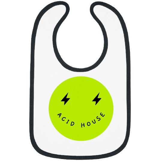 90s Rave Classic House EDM Acid House Music Bibs