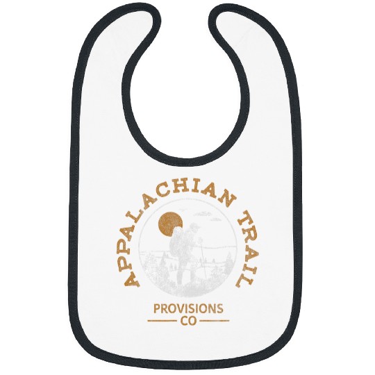 Hiking Hiker Trendy Appalachian Trail Hiking Silhouette Logo Hike Bibs
