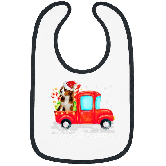 Boykin Spaniel Christmas Ornament Truck Tree Dog Mom Bibs