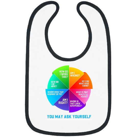 80s Music Retro Lyrics Pie Chart You May Ask Yourself Retro 23 Bibs