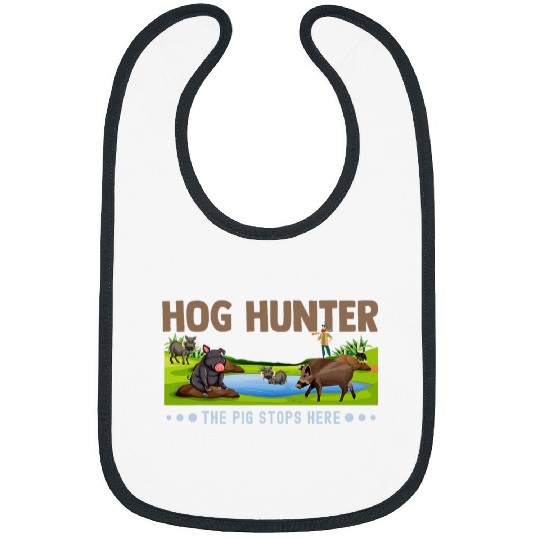 Boar Hunting Pig Hunting Season Wild Boar Hunter Bibs