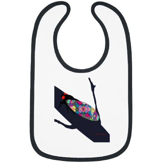 Colorful Cicada Bug 22 Bibs