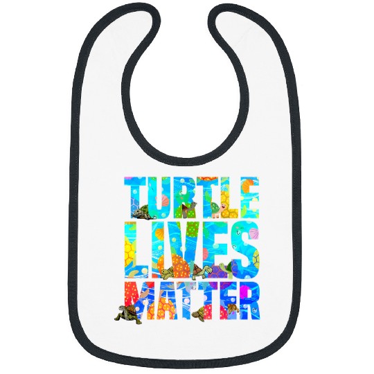 Turtles Lives Matter Marine Life Bibs