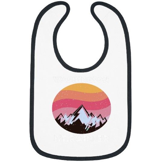Washington Mt Rainier Mountaineer Hike Mountains Tourist Bibs