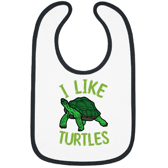 Turtle Pet I like Turtles Tortoise Turtle Lover Sea Animal amphibians Bibs