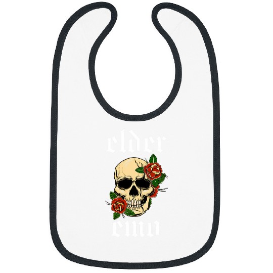 Elder Emo Funny Emo Music Fan Scene Alternative 90s Kids Pun 8 Bibs