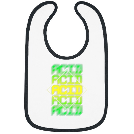 Acid House Techno Music Party EDM Festival Raver DJ Rave Bibs