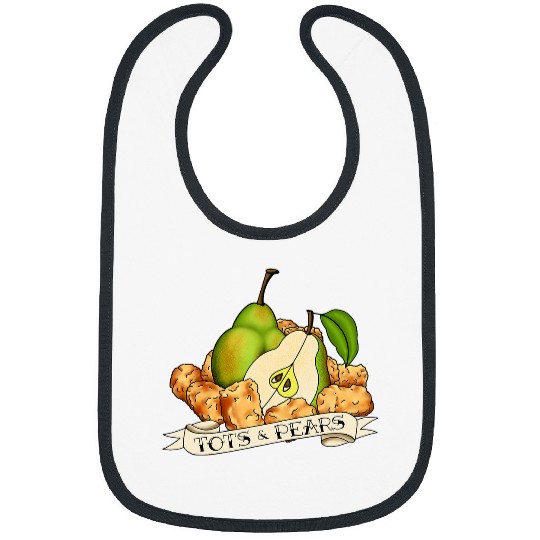 Old School Tattoo Tots and Pears thoughts and prayers Bibs