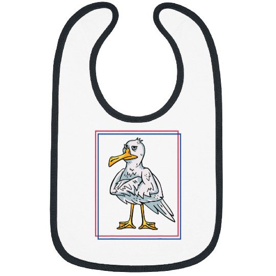 Cool Seagull Retro Bibs