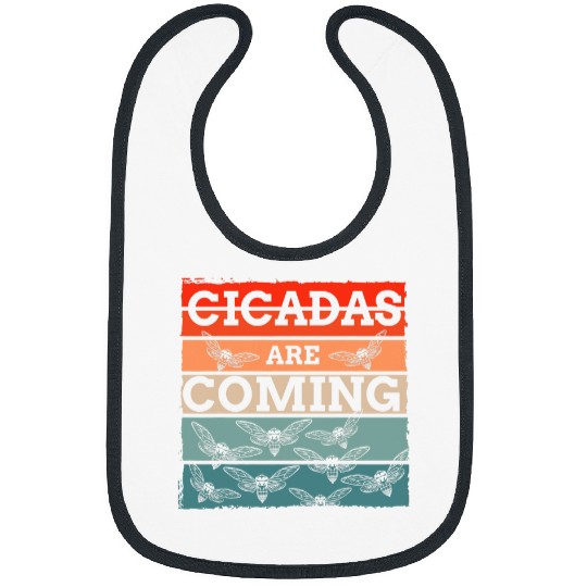 Cicadas are coming Brood X swarm 2usa Insect cicada Bibs