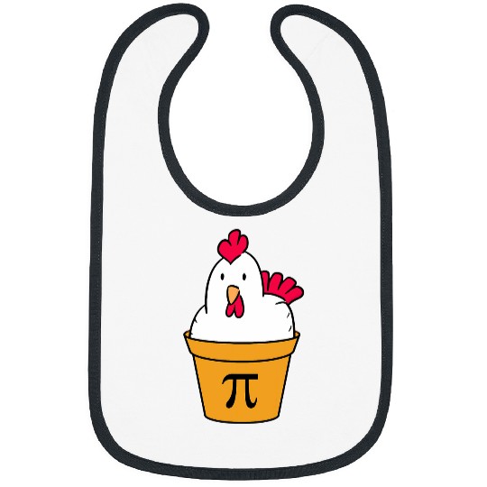 Funny Math Chicken Pot Pi Chicken Pot Pie 21 Bibs