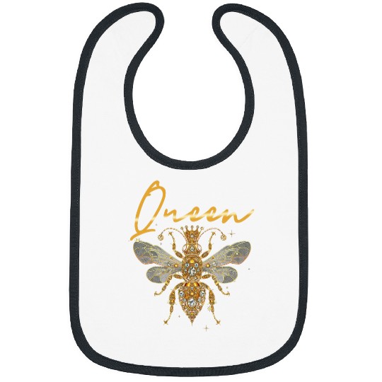 Queen Bee Jewelry Jewels Cute Beekeeping Beekeeper 3 Bibs