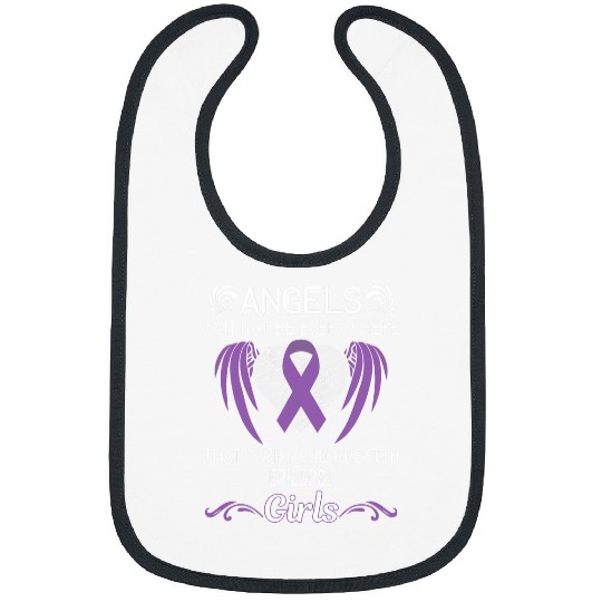 Angel Girl Epilepsy Awareness Supporter Ribbon Bibs