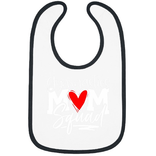 Gymnast Squad Acrobat Rhythmic Acrobatic Love Gymnastics Mom Bibs