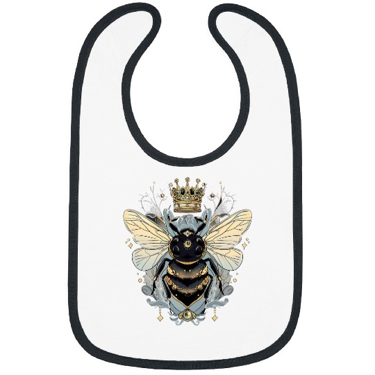 Queen bee and Honey Beekeeper Beekeeping 2 Bibs