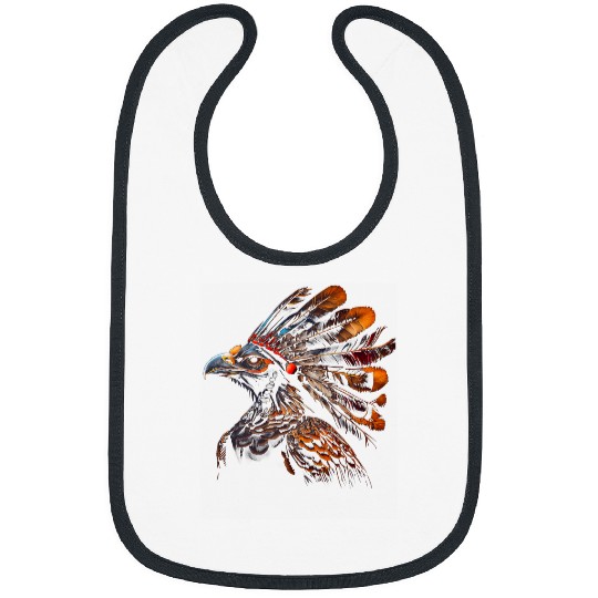 Aceh Pheasant Native American Indian Northwest Tribal Bibs