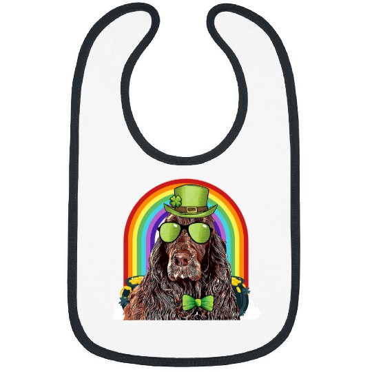 Boykin Spaniel Dog Funny St Patricks Day Bibs