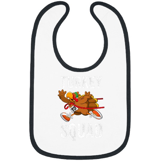 Turkey Trot Squad Funny Thanksgiving Run Race Men Women Bibs