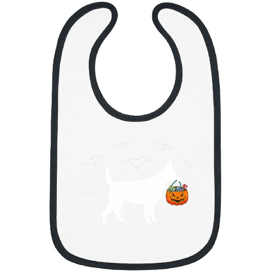 Australian Cattle Dog Red Blue Heeler Trick Treat Halloween Bibs