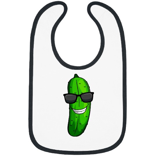 Lacrosse Gift Funny Cucumber Sunglass Vegetable Lover Bibs