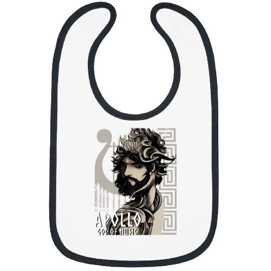 Apollo Greek God Of Music Ancient Greece Mythology Bibs