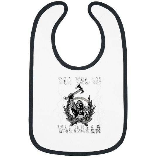 Vikings See You In Valhalla Norse Gods Loki Viking Bibs