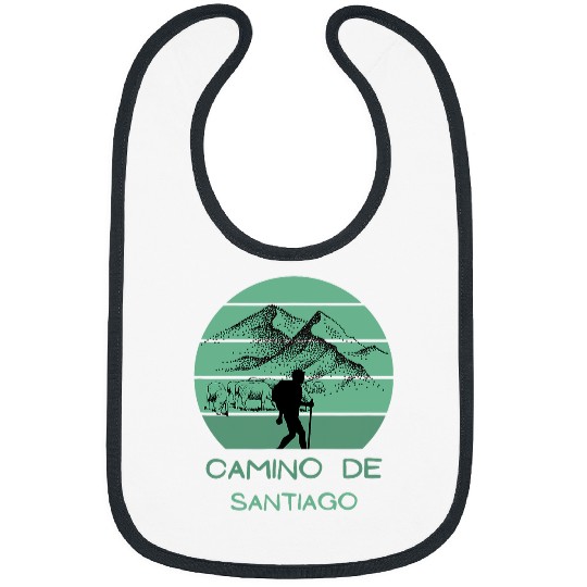 Way of Saint James Camino de Santiago Hiking SelfDiscovery Pilgrims Bibs