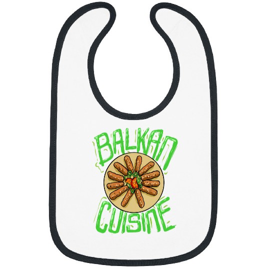 Lacrosse Gift Balkan Cuisine Stuffed Balkan Peppers Dishes Balkan Food Bibs