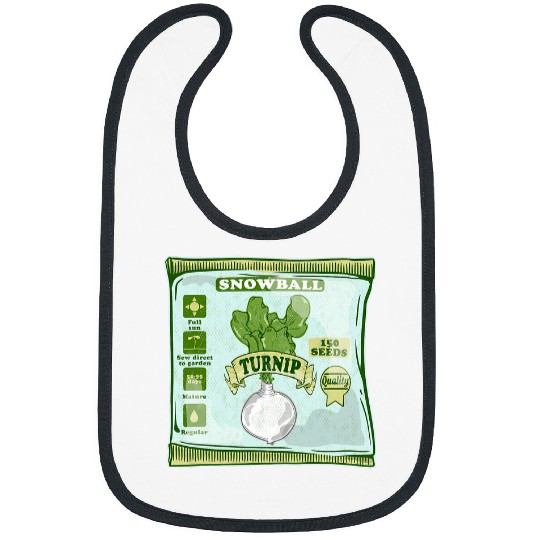 Turnip seeds packet growing turnips Bibs