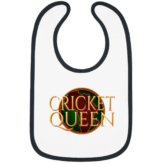 Cricket Fan Phenomenal Melanated African Cricket Queens for Blerds Bibs