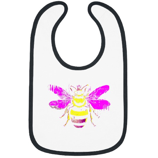 Queen Bee Honey Bee Vintage Bibs