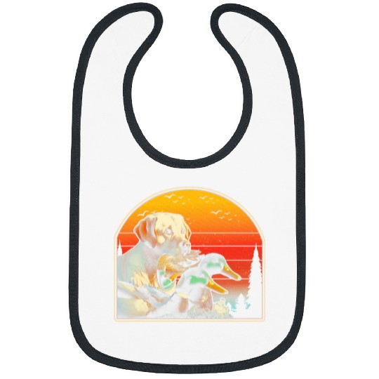 Sunset Labrador Retriever Mallard Ducks Wild Duck Hunting Bibs