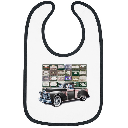 80s cassette tape 1980s retro vintages music baseball t 5 Bibs