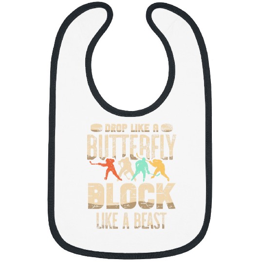 Drop like a butterfly block like a beast for a Hockey Player Bibs