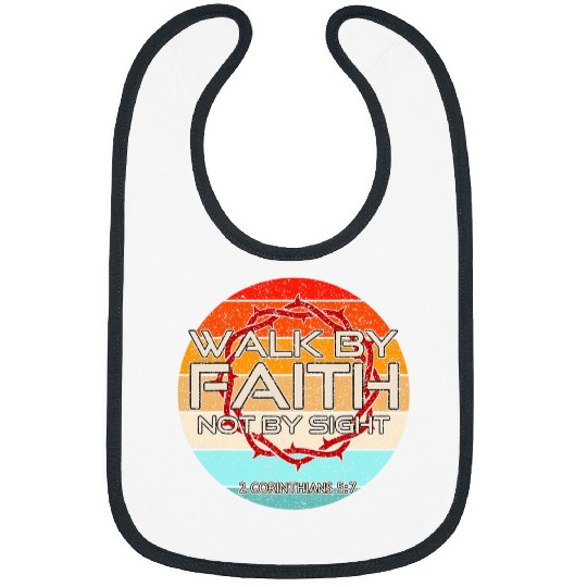 vintages Walk By Faith Not By Sight Christian Walk by Bibs