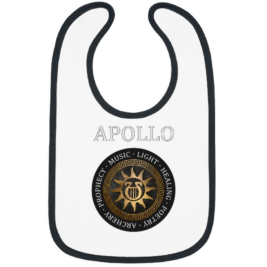 Apollo Ancient Greek God of Music Lyre Bibs