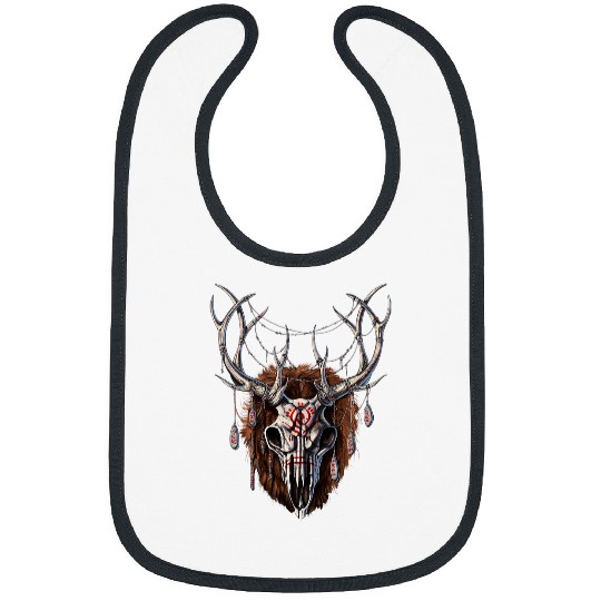 Wendigo Cryptid Creature Horror Cryptozoology Monster Bibs
