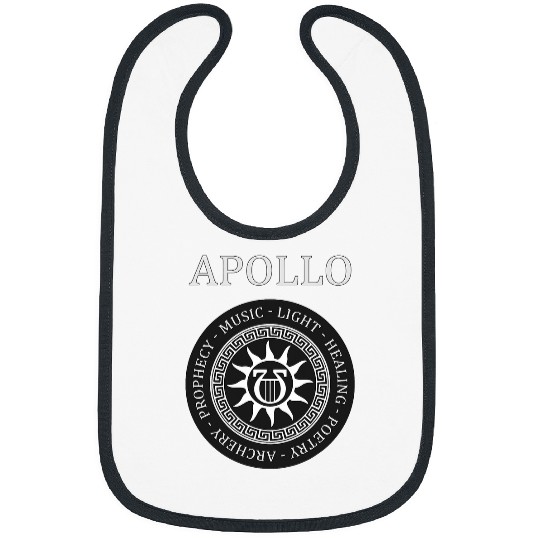 Apollo Ancient Greek God of Music Symbol Bibs